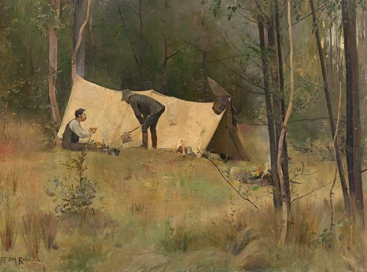 Tom roberts The Artists  Camp China oil painting art